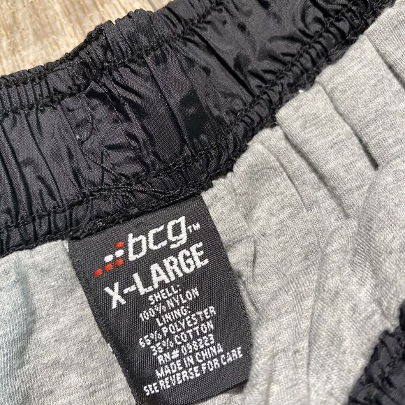 BCG XL Gray Straight Leg Windbreaker Pants w/ Pockets and Zippers - Picture 4 of 7